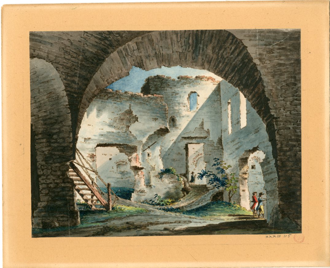 VUE D'ALSACE : RUINES DU CHATEAU DE SCHWARTZENBOURG_0